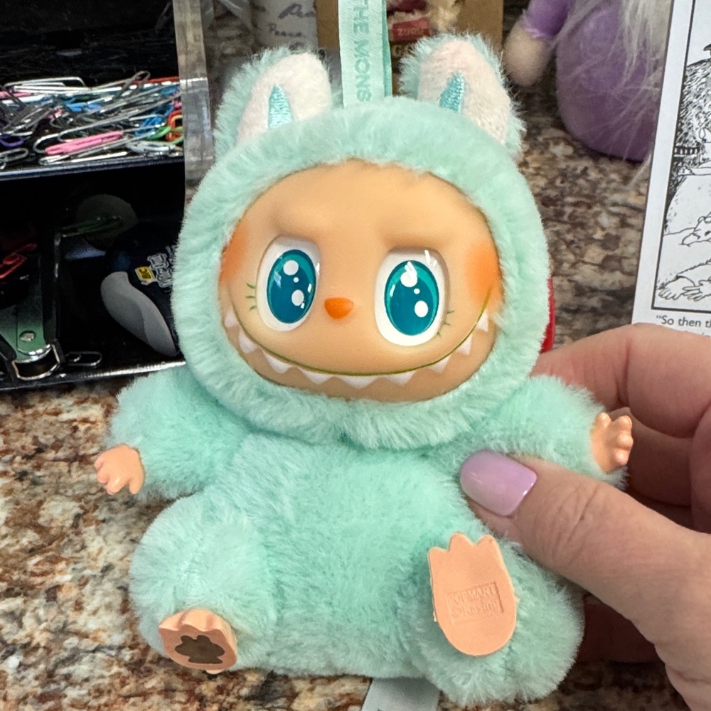 Labubu Plush Character Toy - Mint Green Big energy - Picture 7 of 7